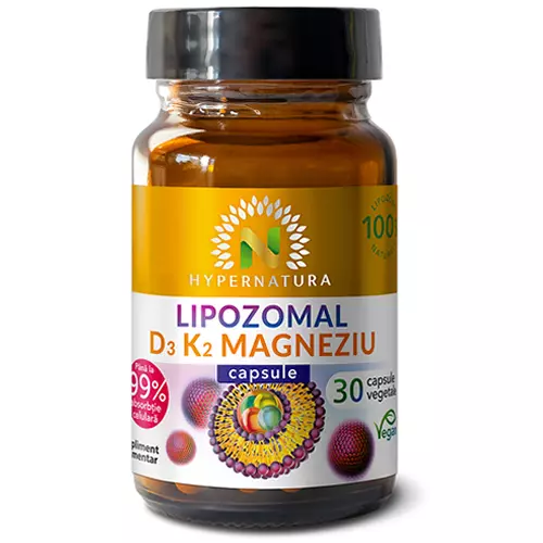 Lipozomal D3 K2 Magneziu 30 cps, Hypernatura